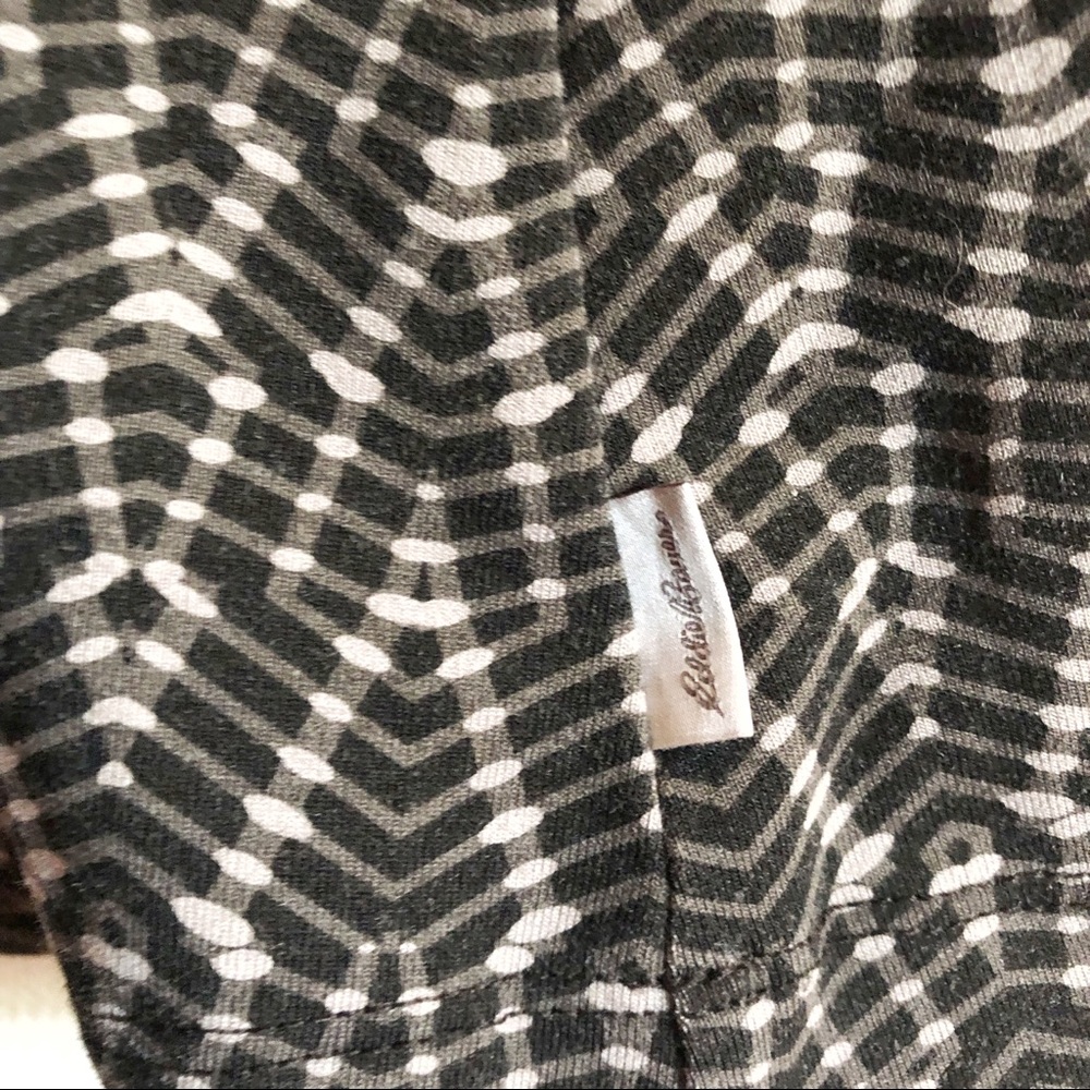 Eddie Bauer Aster Crossover Tank Dress Gray Print - Picture 4 of 5